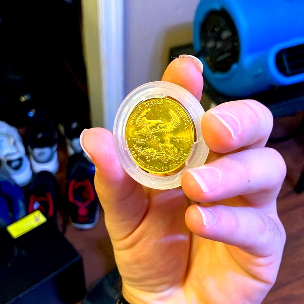 2017 G$50 1 oz Gold American Eagle